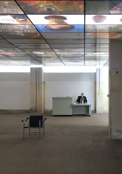 Iconographie de la table rase (solo show), Forum d’Urbanisme et d’Architecture, Nice (FR), 2021 - © Guillaume Linard-Osorio