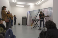 Seuil Critique (solo show), Galerie Alain Gutharc, Paris (FR), Performance sonore Vincent Loiret
FIAC Night Galleries, 2019 - © Guillaume Linard-Osorio