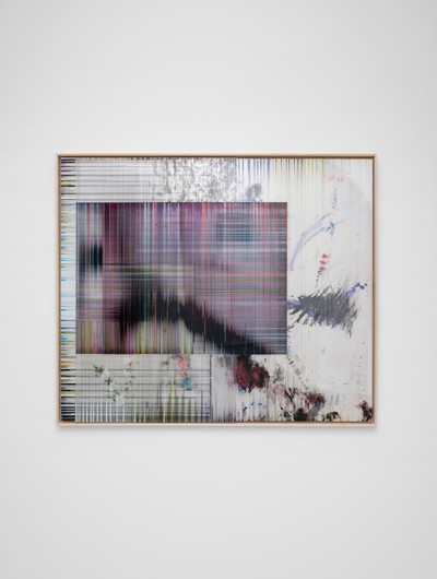 Peinture de bruit, Peinture sur polycarbonate, 160 × 130 cm, 2019 - © Guillaume Linard-Osorio
