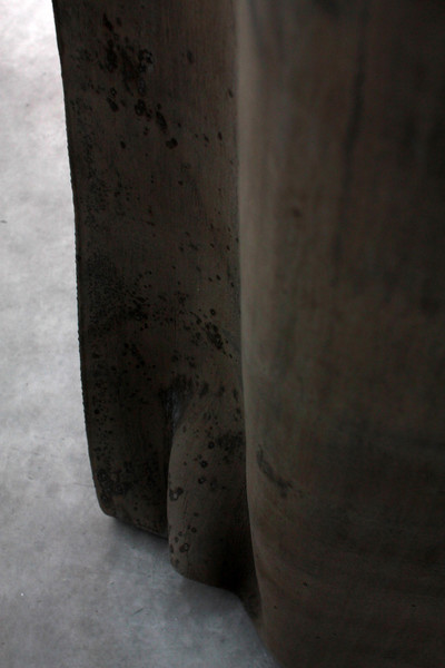 Je pendrai ton arrogance, Textile 3D, ciment, Détail, 2015 - © Guillaume Linard-Osorio