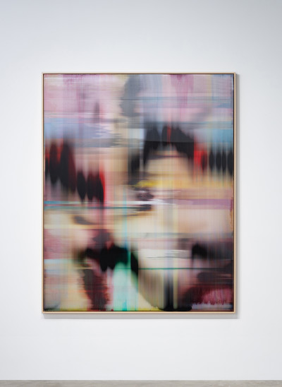 Hypothetical lanscape , Peinture sur polycarbonate, 187 × 150 cm, 2021 - © Guillaume Linard-Osorio