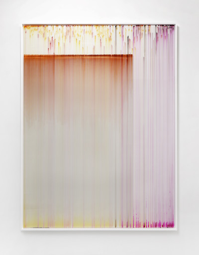 Sans titre, Peinture sur polycarbonate, 140 × 105 cm, 2017 - © Guillaume Linard-Osorio