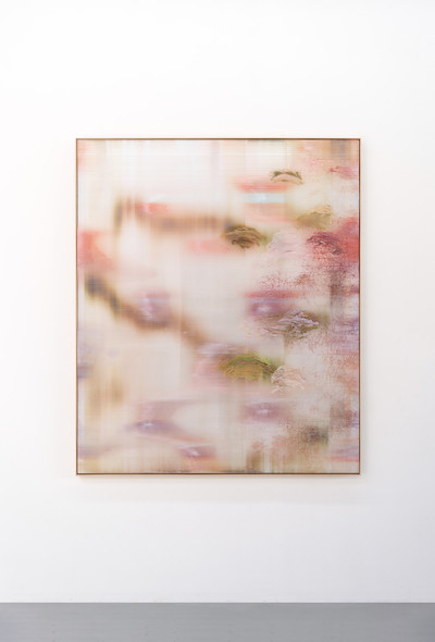 Hypothetical landscape #33, Peinture sur polycarbonate, 160 × 135 cm, 2023 - © Guillaume Linard-Osorio