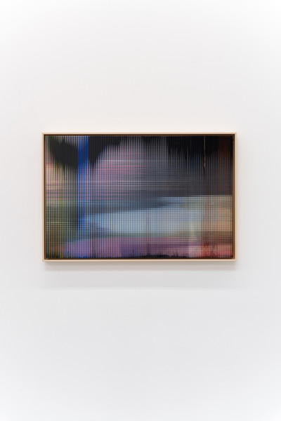Hypothetical landscape 24, Peinture sur polycarbonate, 40 × 61 cm, 2022 - © Guillaume Linard-Osorio