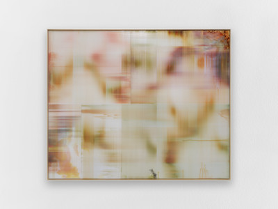 Peinture de bruit, Peinture sur polycarbonate, 150 × 123 cm, 2022 - © Guillaume Linard-Osorio